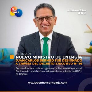 Nuevo Ministro De Energía