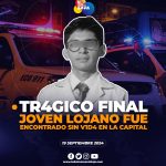 Joven d3s4p4r3c1d0 fue encontrado sin v1d4 en la ciudad de Quito