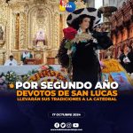 Algarabía y fiesta para La Churonita, gracias a devotos de San Lucas.