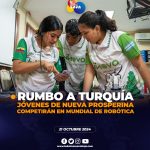 Estudiantes de Nueva Prosperina, competirán en mundial de Robótica en Turquía.