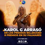 Karol G arrasó en los Billboard 2024