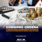 Noboa decreta que entidades financieras, brinden un Alivio Económico.