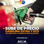 Sube el precio de la gasolina en Ecuador