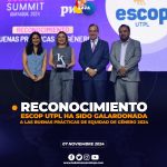 UTPL recibe galardón por EKOS VIOLETA