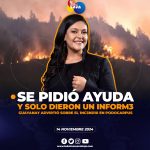 Vicealcaldesa advirtió sobre el 1nc3nd10 forestal en el Podocarpus.