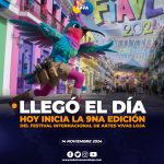 Hoy inicia el Festival Internacional de Artes Vivas Loja 2025