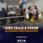 Funcionaria deberá ser reintegrada a sus funciones tras fallo de un juez