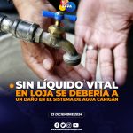 Cortes de agua sin aviso en Loja