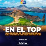 Galápagos es el segundo mejor lugar para visitar en 2025 según NYT