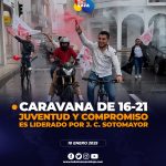 CARAVANA DE 16-21 ES LIDERADA POR JUAN CARLOS SOTOMAYOR