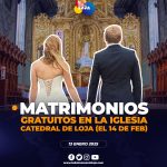 Matrimonios colectivos y gratuitos en la Catedral de Loja