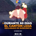 CANTÓN LOJA DECLARADO EN EMERGENCIA